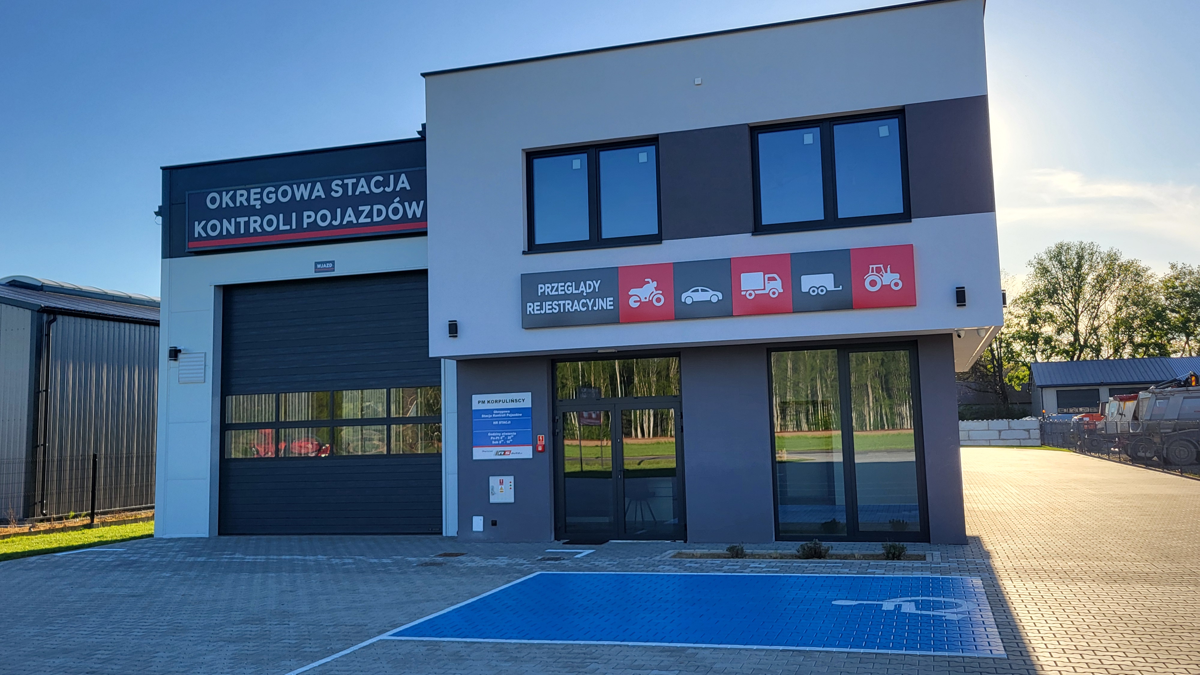 Stacja kontroli pojazdów z zewnątrz